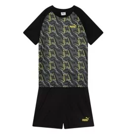 Puma Tuta Essentials Poly All Over Print Nero 686301-01