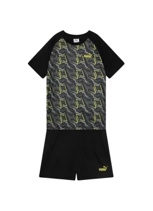 Puma Tuta Essentials Poly All Over Print Nero 686301-01