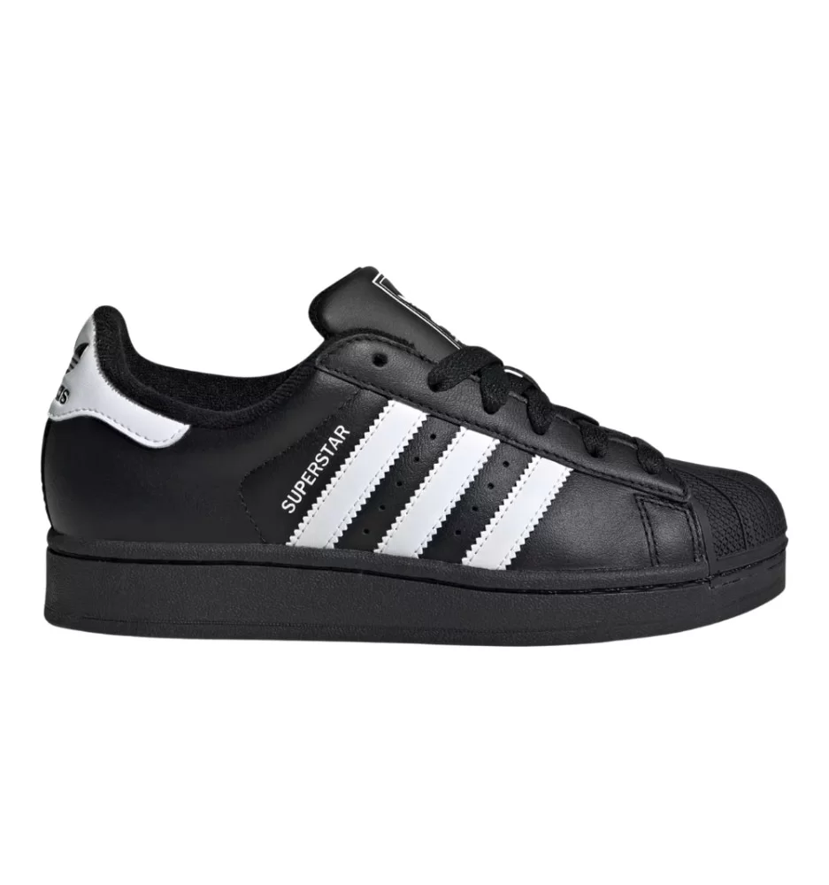 Adidas Scarpe Superstar II Kids Nero E Bianco JH9981