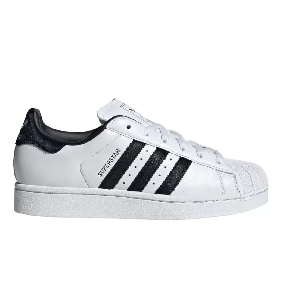 Adidas Scarpe Superstar II Pony Hair Bianco E Nero JH7052