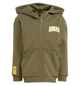 Adidas Tuta Zip Cappuccio The Simpsons Kids Verde JL9198