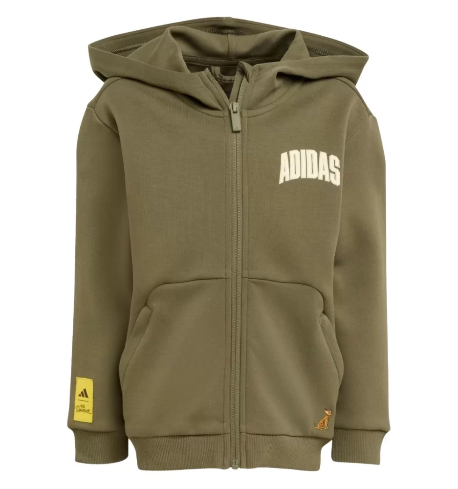 Adidas Tuta Zip Cappuccio The Simpsons Kids Verde JL9198