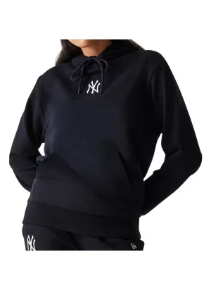 New Era Felpa Con cappuccio Midi New York Yankees W Nero 60684415