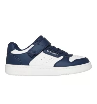 Skechers Scarpe Quick Street Kids Bianco Blu 405638L NVW