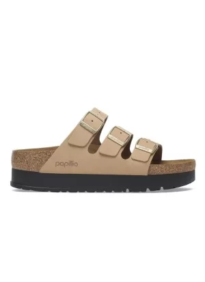 Birkenstock Ciabatte Florida Flex Platform Sandcastle Beige 1029760