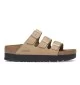 Birkenstock Ciabatte Florida Flex Platform Sandcastle Beige 1029760