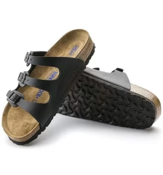 Birkenstock Ciabatte Stretta Florida Birko Flor W Nero | Birkenstock | 
