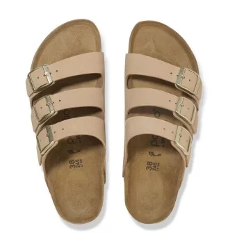 Birkenstock Ciabatte Stretta Florida Flex Platform Sandcastle Beige | Birkenstock | 