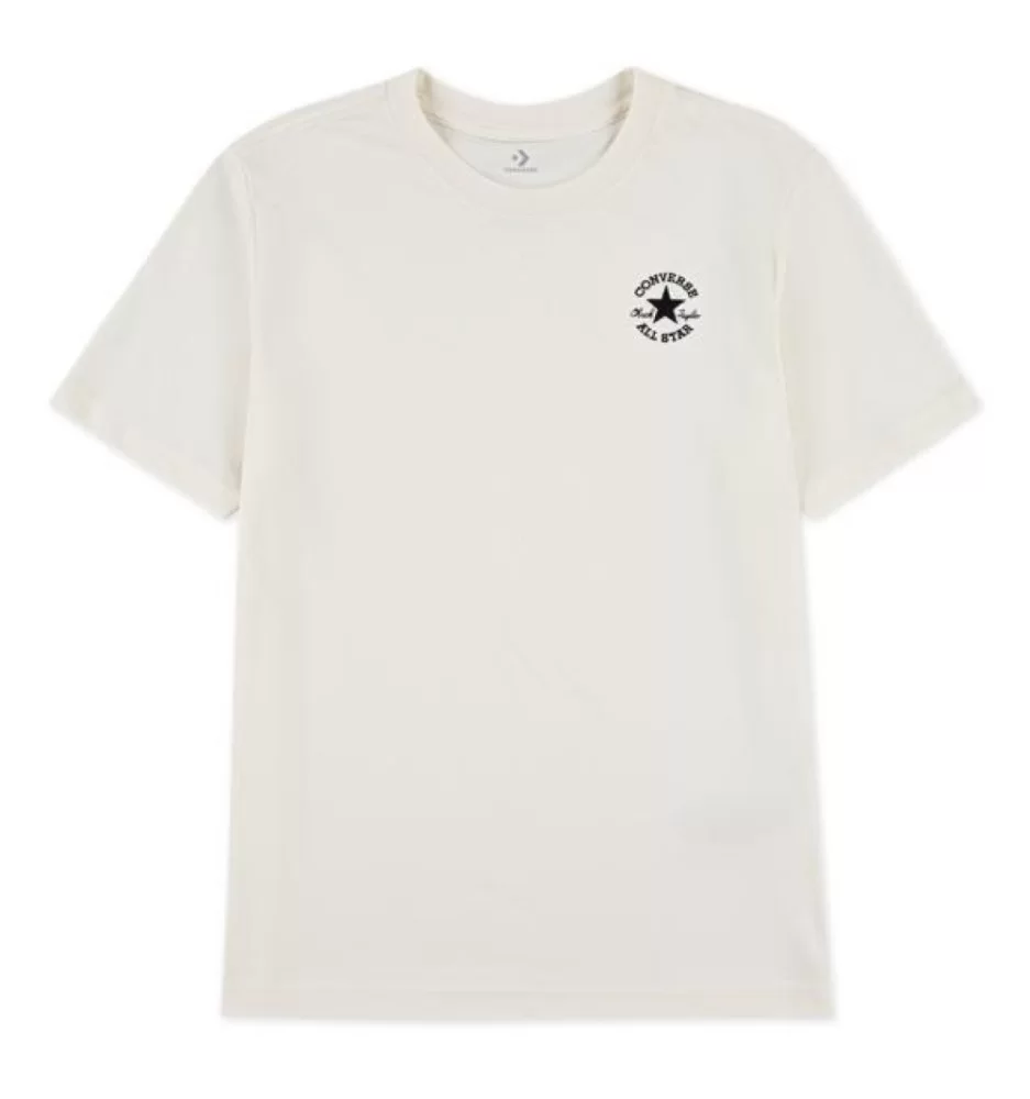 Converse T-shirt Dissected Embroidered Jr Bianco 9CG709-W2Y