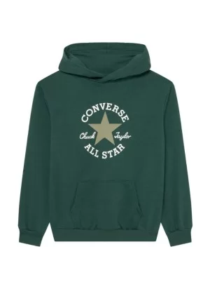 Converse Felpa Cappuccio Dissected Relaxed Fit Ragazzi Verde 9CH002-F8G