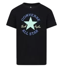 Converse T-shirt Dissected Chuck Patch Ragazzi Nero 9CD483-UC6