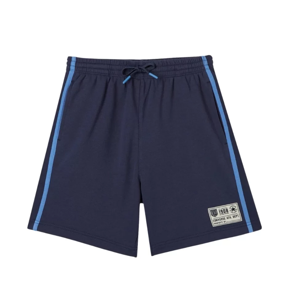 Converse Pantaloncini Retro Side Stripe Ragazzi Blu 9CG739-BFK