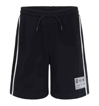 Converse Pantaloncini Retro Side Stripe Ragazzi Nero 9CG739-023