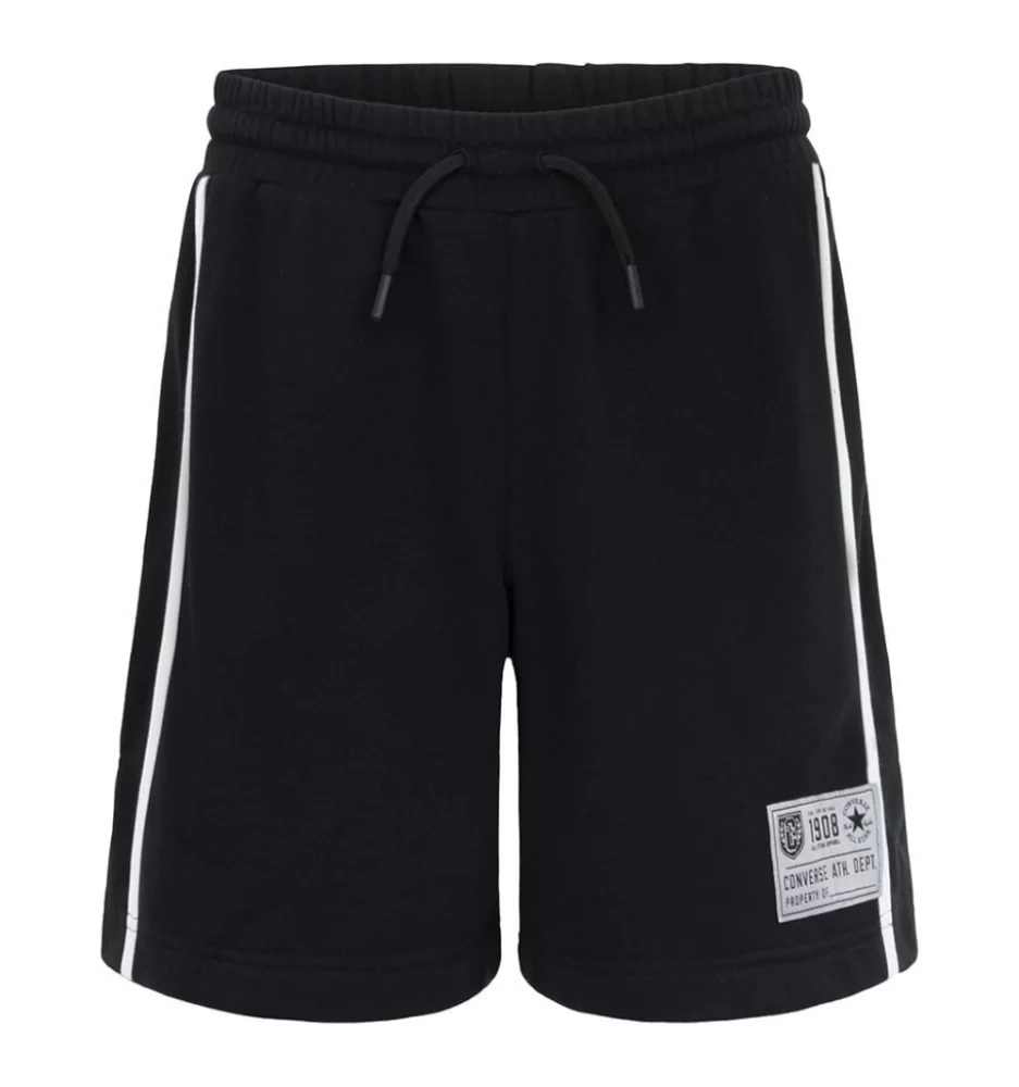 Converse Pantaloncini Retro Side Stripe Ragazzi Nero 9CG739-023