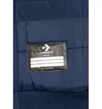 Converse Felpa Varsity Bomber Ragazzi Bianco Blu | Converse | 
