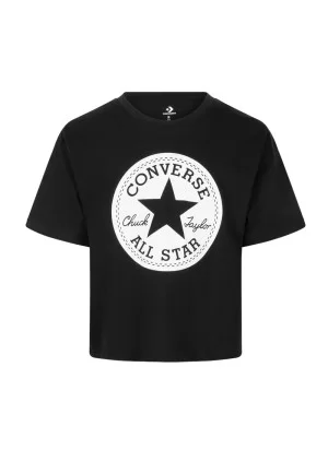 Converse T-shirt Boxy Chuck Patch Ragazzi Nero 469787-023