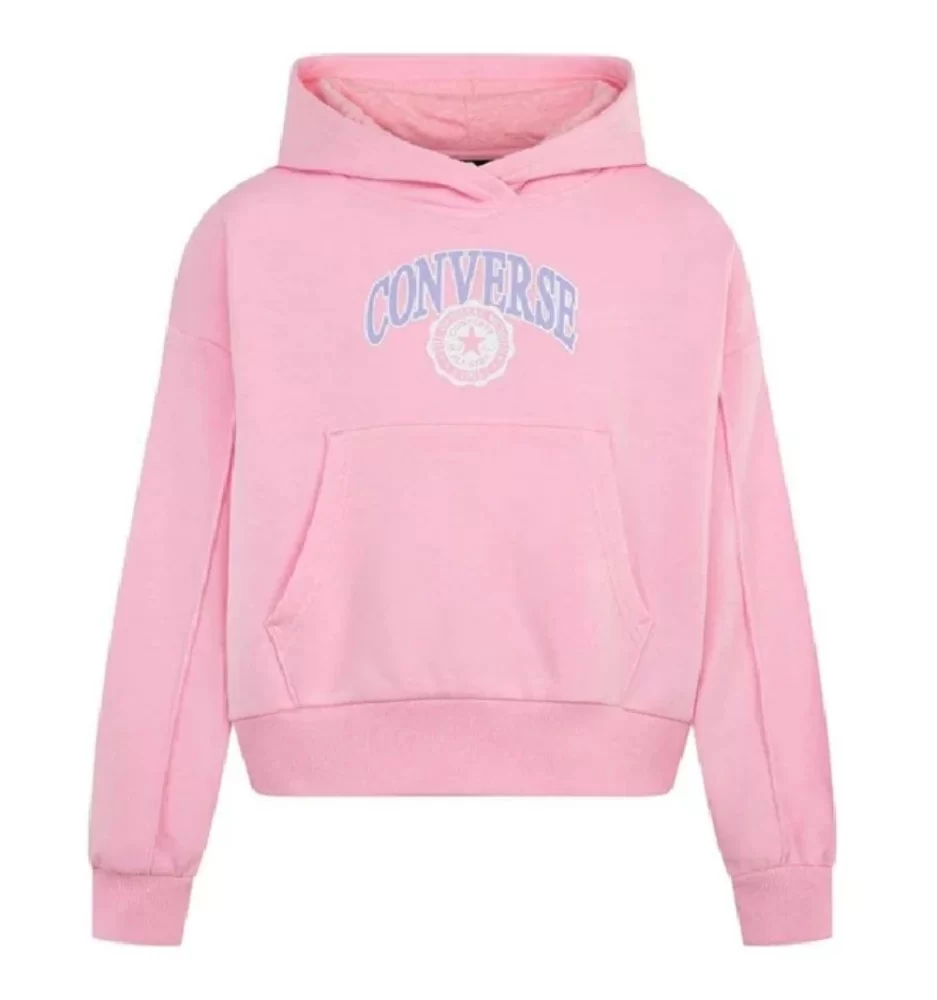 Converse Felpa Varsity Pintuck ragazz Rosa 4CH005-RAF