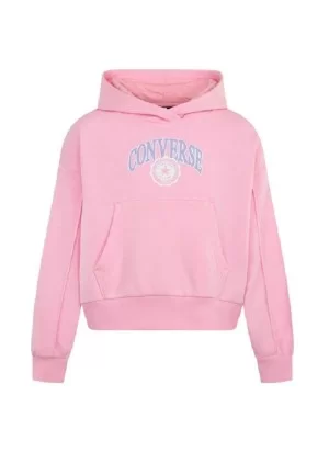 Converse Felpa Varsity Pintuck ragazz Rosa 4CH005-RAF