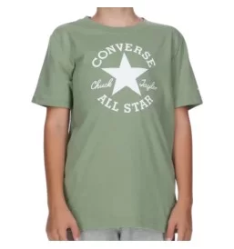 Converse T-shirt Dissected Chuck Taylor Patch Ragazzi Verde