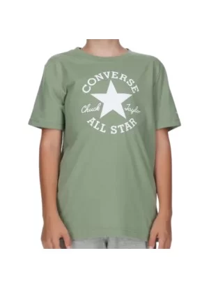 Converse T-shirt Dissected Chuck Taylor Patch Ragazzi Verde
