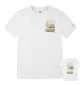 Converse T-shirt Retro Front Back Sneaker Ragazzi Bianco 9CG910-X58