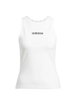 Adidas Canotta Essentials Linear Slim Bianco JC5799