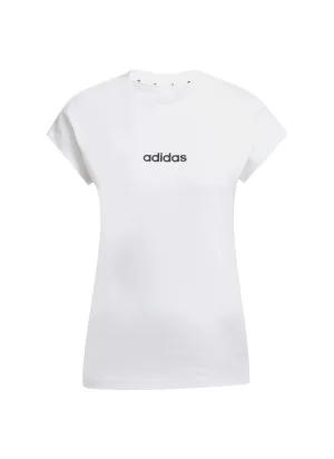 Adidas T-shirt Essentials Linear Bianco JC8239