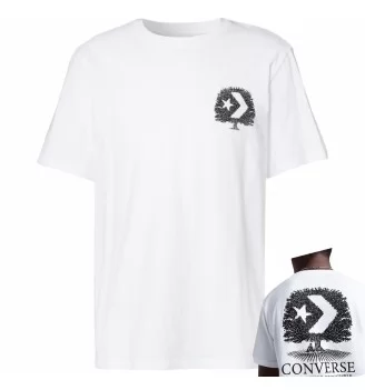 Converse T-shirt Graphic Tree Bianco 10027666-A02 | Converse | 
