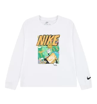 Nike Maglia Basketball Bambini Bianco 86N322-001