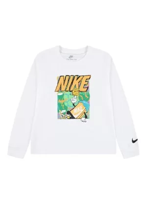 Nike Maglia Basketball Bambini Bianco 86N322-001