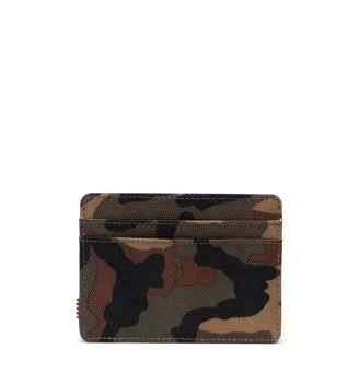 Herschel Portafoglio Charlie Cardholder Camo Verde | Herschel | 