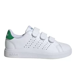 Adidas Scarpe Advantage Base 2.0 Kids Bianco E Verde IE9019