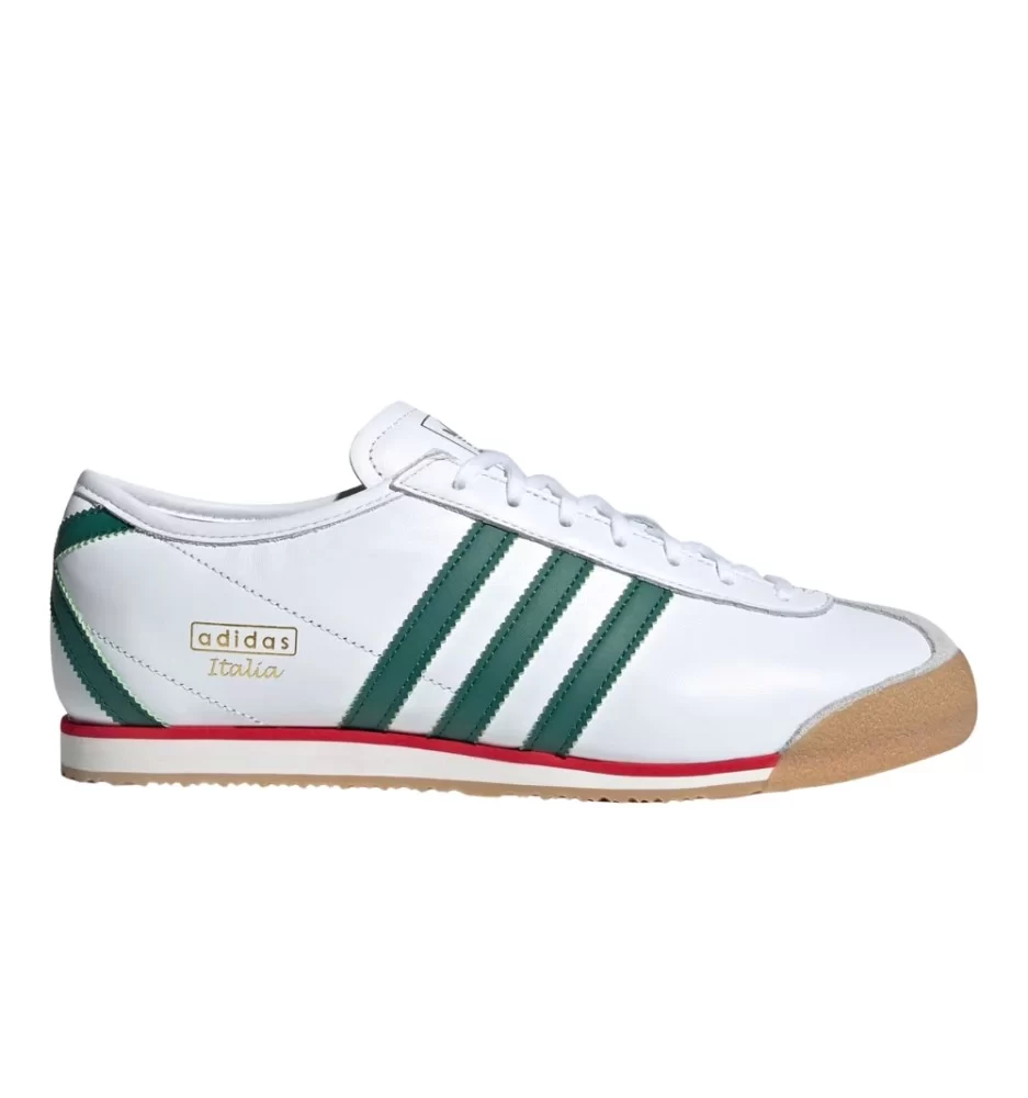 Adidas Scarpe Italia 70s M Bianco E Verde JS1325