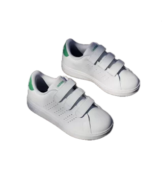 Adidas Scarpe Advantage Base 2.0 Kids Bianco E Verde | Adidas | 