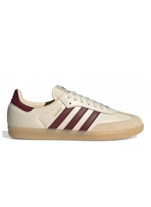 Adidas Scarpe Samba Og J Beige E Marrone JQ8554