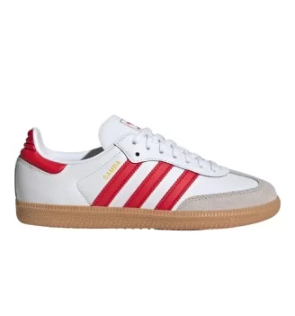 Adidas Scarpe Samba Og J Bianco E Rosso JQ2833
