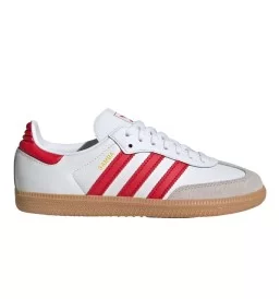 Adidas Scarpe Samba Og J Bianco E Rosso JQ2833
