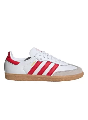Adidas Scarpe Samba Og J Bianco E Rosso JQ2833