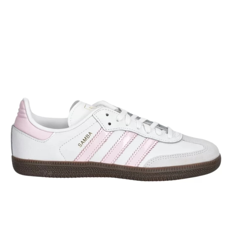 Adidas Scarpe Samba Og Kids Bianco E Rosa JQ2849