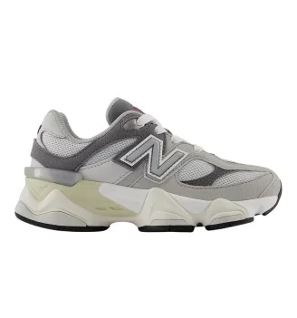 New Balance Scarpe 9060 Lace  Raincloud Castlerock Kids Grigio PC9060GY