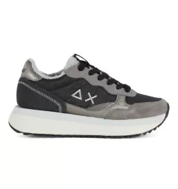 Sun68 Scarpe Big Ally Teddy Fur Nero Grigio Z45210 11