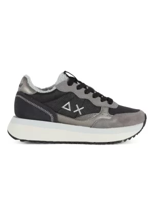 Sun68 Scarpe Big Ally Teddy Fur Nero Grigio Z45210 11