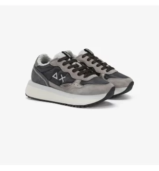 Sun68 Scarpe Big Ally Teddy Fur Nero Grigio | Sun68 | 