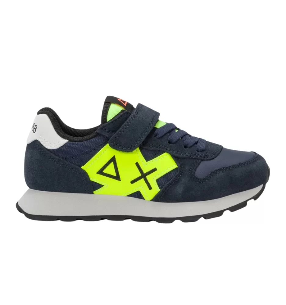 Sun68 Scarpe Boy’s Jaki 2.0 Fluo Kid Blu Verde Z45315K 07