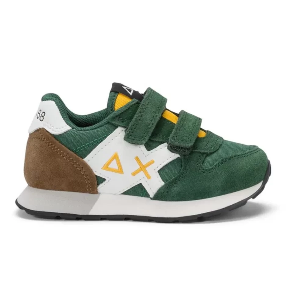 Sun68 Scarpe Boy’s Jaki 2.0 Solid Baby Bianco Verde Z45313B 37