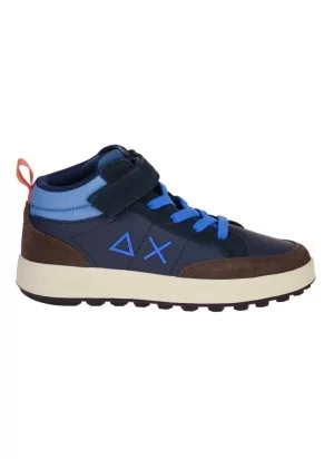Sun68 Scarpe Boy’s Genius Mid Kid Blu Z45335K 07