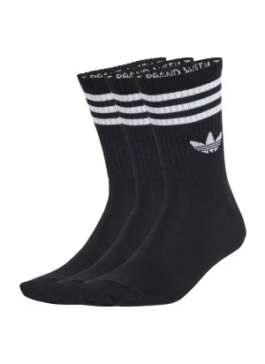 Adidas Calzini 3-Stripes Bci 3 Paia Nero E Bianco JV7402