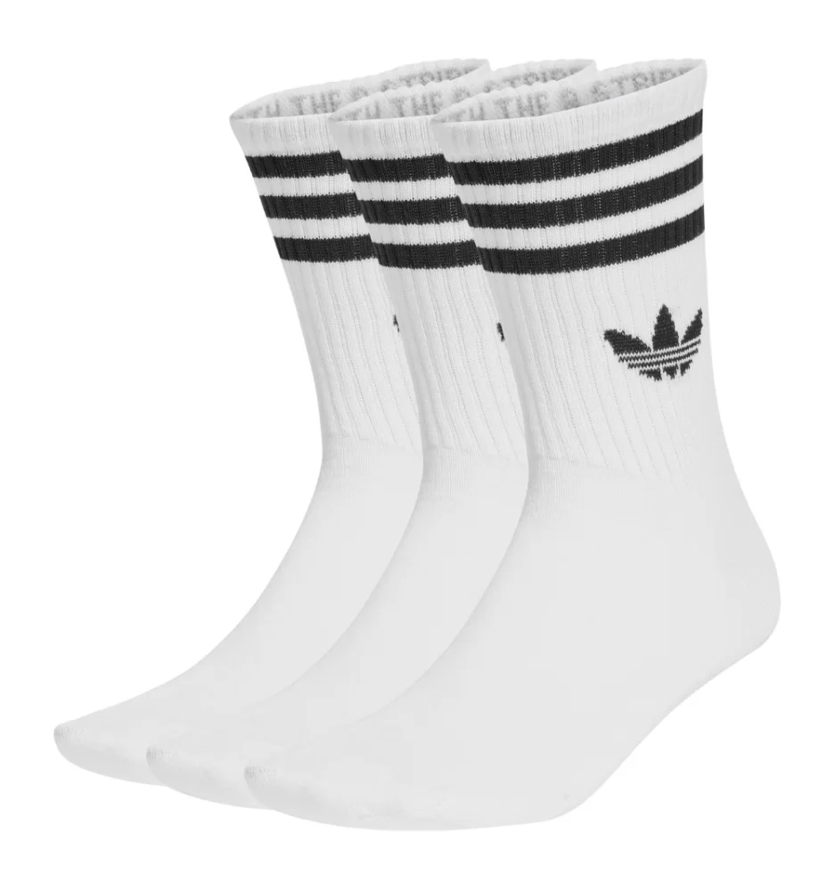 Adidas Calzini 3-Stripes Bci 3 Paia Bianco E Nero JV7401