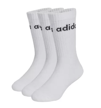 Adidas Calzini Linear Kids Crew Bianco JX6595