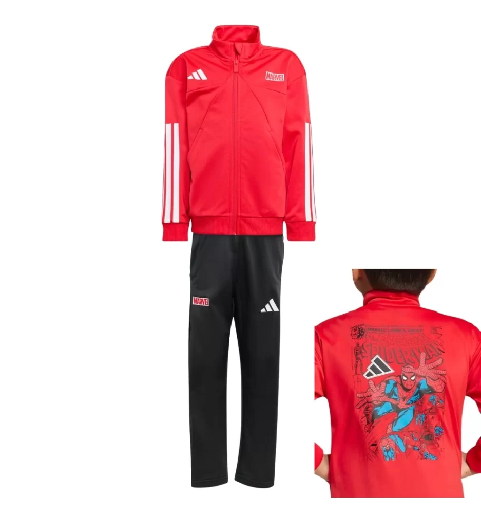 Adidas Tuta Marvel Spider-Man Kids Rosso E Nero | Adidas | 
